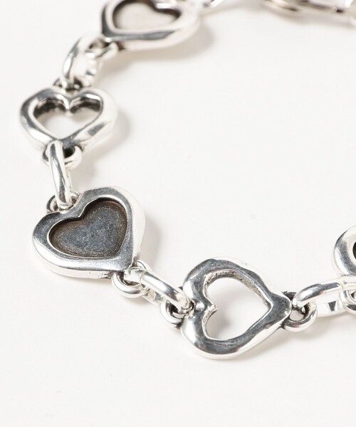 Ray BEAMS（レイビームス）の「Otro Accesorio / ハート コネクト ブレスレット（ブレスレット・レディース・シルバー・ONE SIZE）」の5枚目の写真