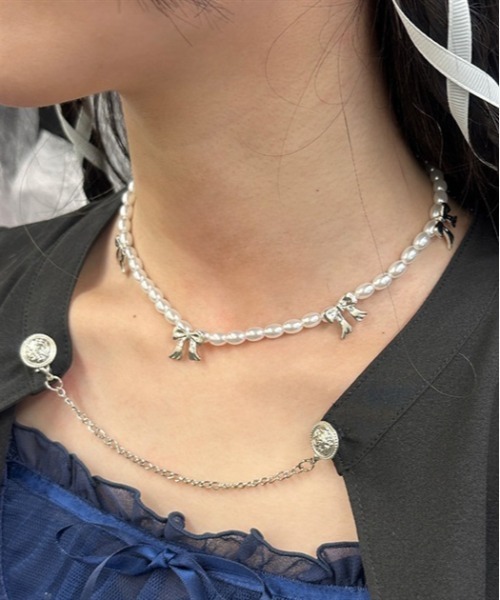 ※再値下げ※美品※ルボンボン　オリビアダイヤモンドチョーカー 楽天市場】ネックレス 鈴 リボン チョーカー 日本製 | OSEWAYA