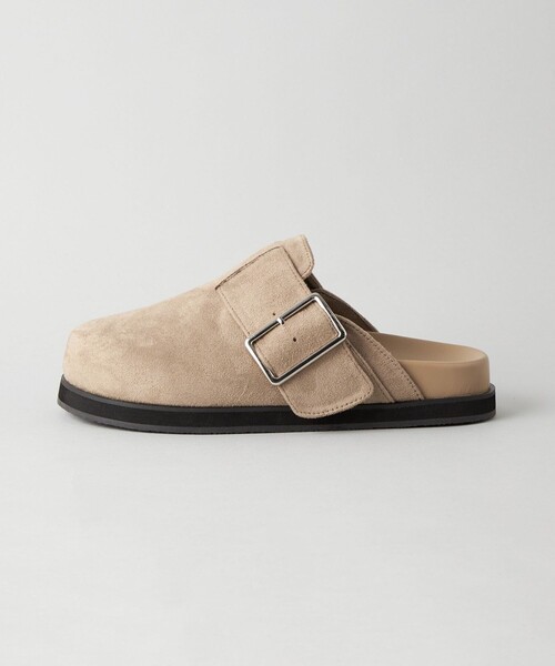 CITEN(シテン)の「<CITEN> スウェードライク ビッグバックル サボ(サンダル・レディース・ベージュ/ブラック・S/M/L)」の21枚目の写真