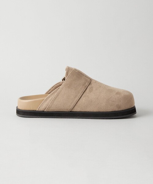 CITEN(シテン)の「<CITEN> スウェードライク ビッグバックル サボ(サンダル・レディース・ベージュ/ブラック・S/M/L)」の12枚目の写真