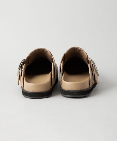 CITEN(シテン)の「<CITEN> スウェードライク ビッグバックル サボ(サンダル・レディース・ベージュ/ブラック・S/M/L)」の7枚目の写真