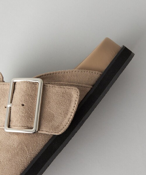 CITEN(シテン)の「<CITEN> スウェードライク ビッグバックル サボ(サンダル・レディース・ベージュ/ブラック・S/M/L)」の22枚目の写真