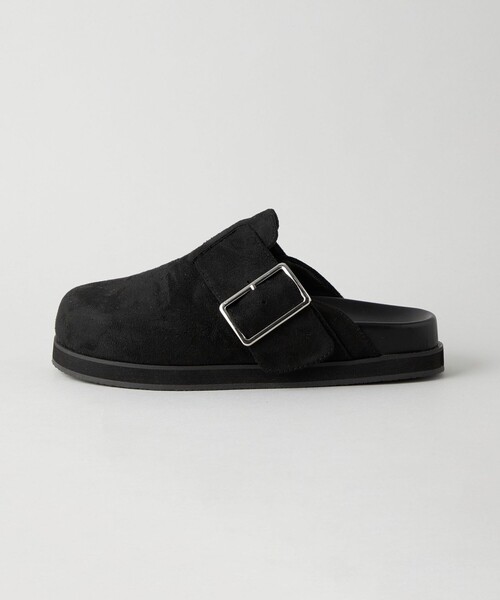 CITEN(シテン)の「<CITEN> スウェードライク ビッグバックル サボ(サンダル・レディース・ベージュ/ブラック・S/M/L)」の20枚目の写真