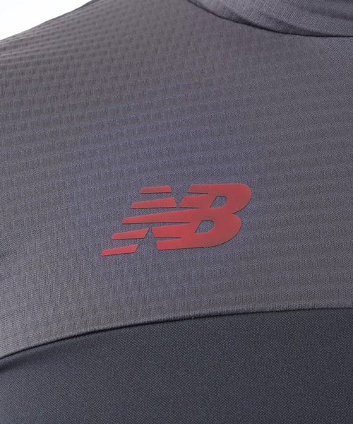 NEW BALANCE(ニューバランス)の「Black Out Collection ジャージハーフジップトップ裏微起毛(ジャージ・メンズ・ブラック/チャコールグレー・SMALL/MEDIUM/LARGE/X-LARGE/XX-LARGE/XXX-LARGE)」の12枚目の写真