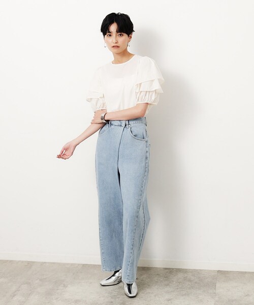 タイムセール　新品未使用　ロンハーマンオーガニックコットンビックデニムパンツ オーガニックコットン ビッグデニムパンツ｜RH Vintage(アールエイチ