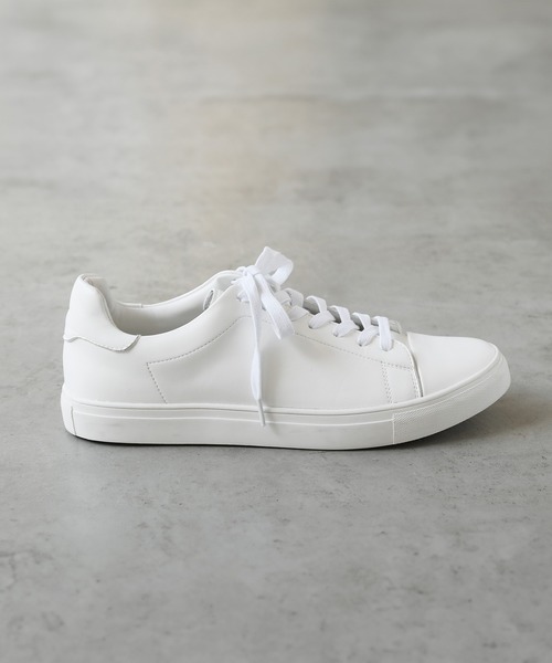 PU合皮ローカットスニーカー（スニーカー）｜ESSENTIALS WARDROBE
