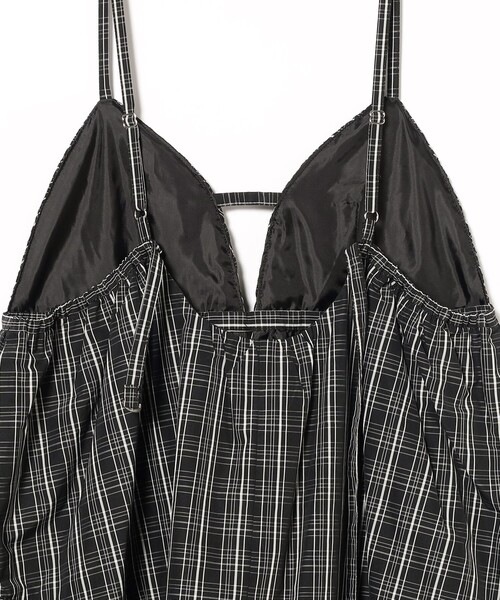 Ray BEAMS(レイビームス)の「チェック ティアード キャミ ワンピース(ワンピース・レディース・ブラック/オリーブ・ONE SIZE)」の19枚目の写真