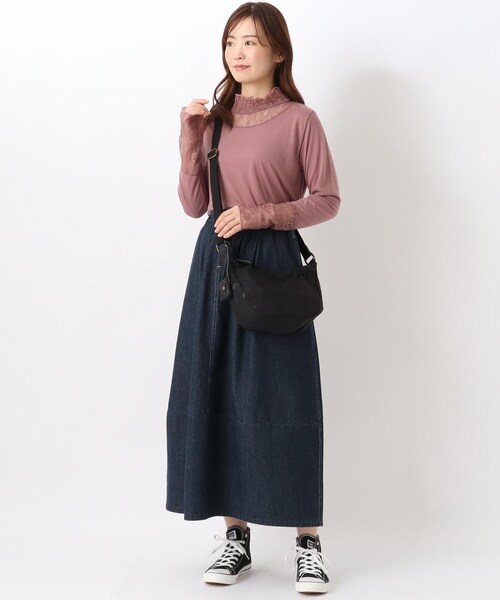 one'sterrace(ワンズテラス)の「toleur トーラ ナイロンドットラウンドショルダー(ショルダーバッグ・レディース・ベージュ系その他7/ブラック系8・99)」の16枚目の写真