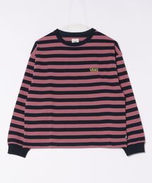 VANS ヴァンズ W border long sleeve T-shirt ロングスリーブ 124K3021200 ABC-MART限定 PINK