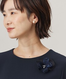 ブローチ/コサージュ（ブルー・ネイビー/青色系）ファッション