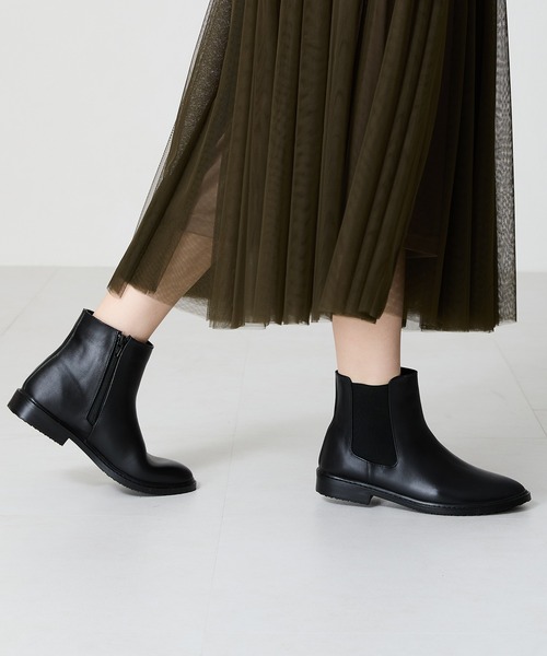 セール】サイドゴアレインショートブーツ/R-0018（レイン
