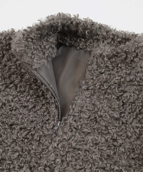 プードルファーショートブルゾン（ブルゾン）｜miette（ミエット）