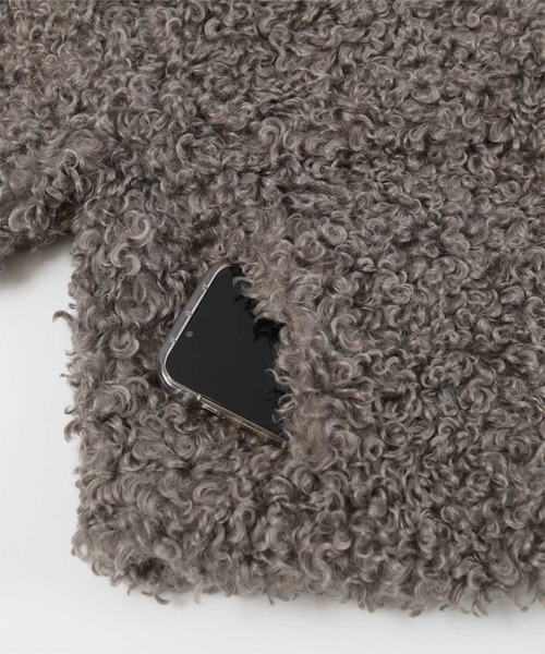 プードルファーショートブルゾン（ブルゾン）｜miette（ミエット）