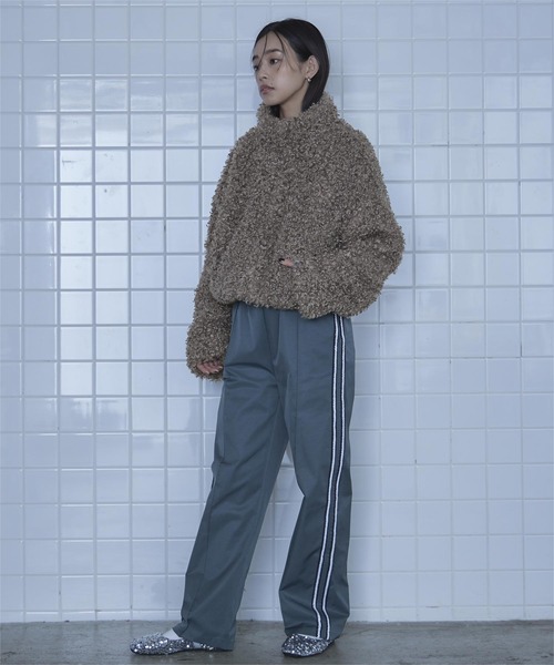 プードルファーショートブルゾン（ブルゾン）｜miette（ミエット）