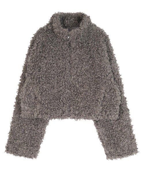 プードルファーショートブルゾン（ブルゾン）｜miette（ミエット）