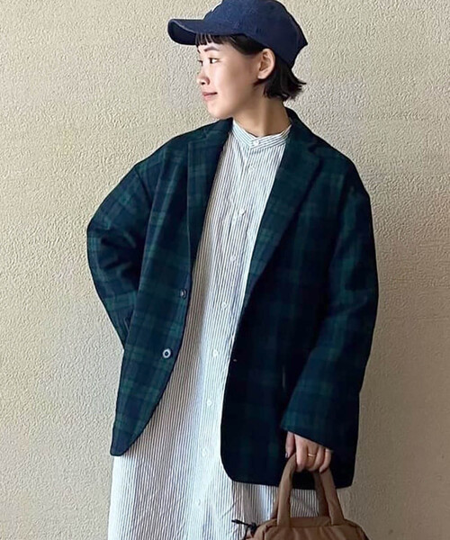 美品 journal standard luxe チェック ツイード ジャケット 中古・古着通販】journal standard luxe (ジャーナルスタンダード