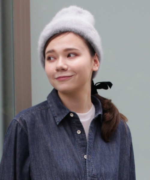 シャギーニット帽（ニットキャップ/ビーニー）｜H.A.K（ハク）