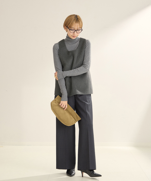 Plage WOOL ポロニットシャツ Plage WOOL ポロニットシャツ