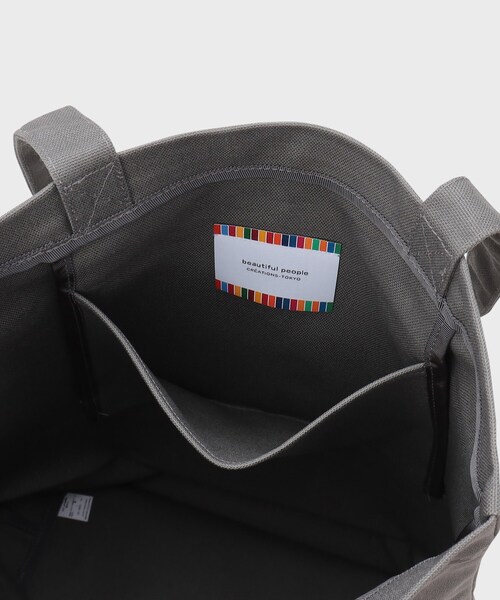GALLEST(ギャレスト)の「【beautiful people】big name tote(トートバッグ・レディース・アイボリー/ブラック/ライトグレー・00)」の10枚目の写真