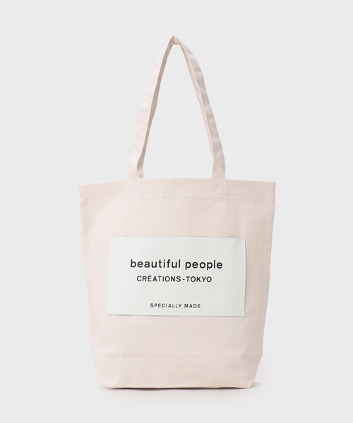 GALLEST(ギャレスト)の「【beautiful people】big name tote(トートバッグ・レディース・アイボリー/ブラック/ライトグレー・00)」の12枚目の写真