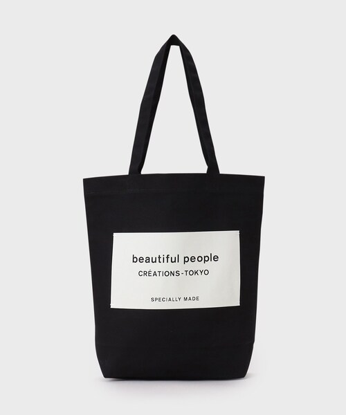 GALLEST(ギャレスト)の「【beautiful people】big name tote(トートバッグ・レディース・アイボリー/ブラック/ライトグレー・00)」の14枚目の写真