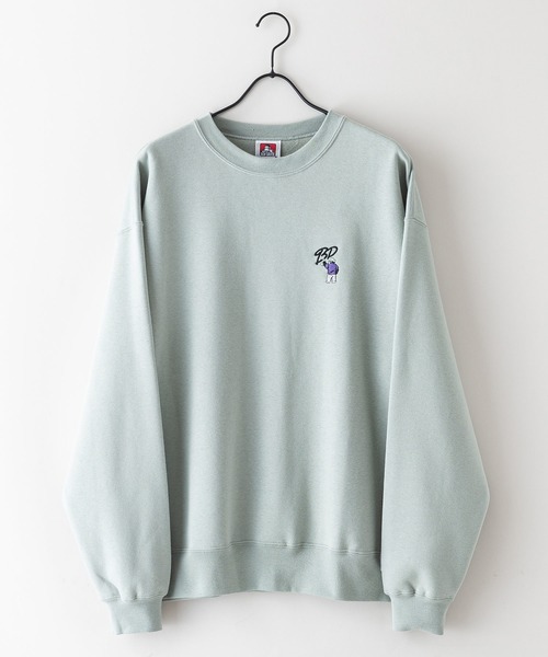BEN DAVIS（ベンデイビス）の「【BEN DAVIS/ベンデイビス】ヘビーウェイト裏起毛クルーネックスウェット オーバーサイズ 裏起毛 ストリート  ロゴ ワンポイント刺繍 スウェット トレーナー/レディース メンズ（スウェット・メンズ・ライトグリーン/グレー/ブラック・LARGE/MEDIUM）」の17枚目の写真