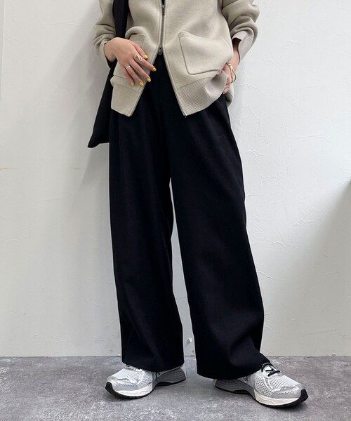 【セール】シルキーウォームセミワイドイージーパンツ（その他パンツ）｜fredy emue（フレディエミュ）