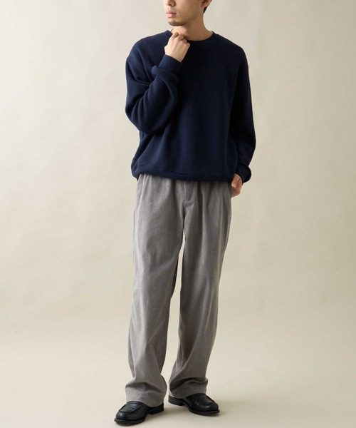 CIAOPANIC TYPY（チャオパニックティピー）の「ストレッチコーデュロイパンツ（スーツパンツ・レディース・ライトグレー/チャコールグレー/グリーン/ブラウン・MEDIUM/LARGE）」の8枚目の写真