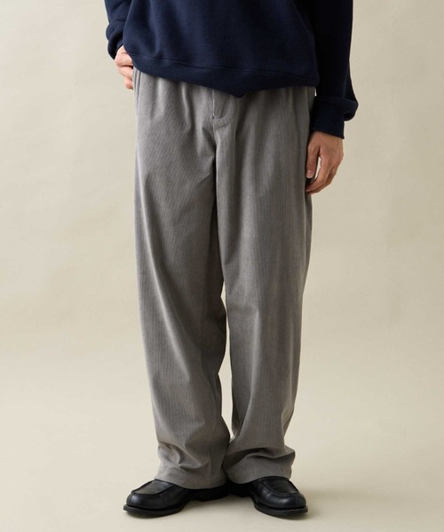 CIAOPANIC TYPY（チャオパニックティピー）の「ストレッチコーデュロイパンツ（スーツパンツ・レディース・ライトグレー/チャコールグレー/グリーン/ブラウン・MEDIUM/LARGE）」の7枚目の写真