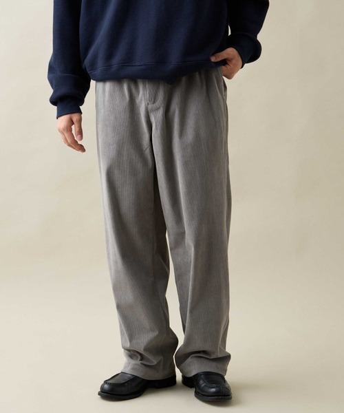 CIAOPANIC TYPY（チャオパニックティピー）の「ストレッチコーデュロイパンツ（スーツパンツ・レディース・ライトグレー/チャコールグレー/グリーン/ブラウン・MEDIUM/LARGE）」の19枚目の写真