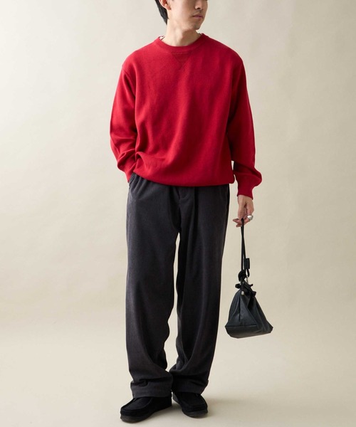 CIAOPANIC TYPY（チャオパニックティピー）の「ストレッチコーデュロイパンツ（スーツパンツ・レディース・ライトグレー/チャコールグレー/グリーン/ブラウン・MEDIUM/LARGE）」の6枚目の写真