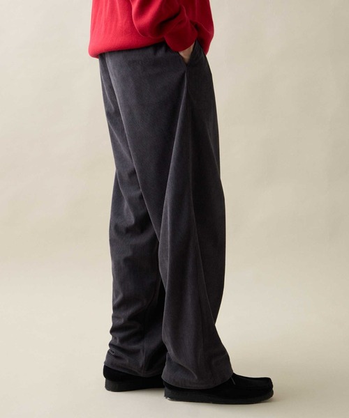 CIAOPANIC TYPY（チャオパニックティピー）の「ストレッチコーデュロイパンツ（スーツパンツ・レディース・ライトグレー/チャコールグレー/グリーン/ブラウン・MEDIUM/LARGE）」の14枚目の写真