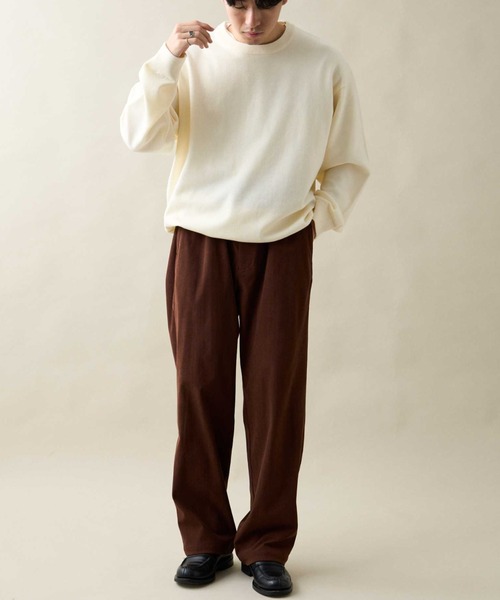 CIAOPANIC TYPY（チャオパニックティピー）の「ストレッチコーデュロイパンツ（スーツパンツ・レディース・ライトグレー/チャコールグレー/グリーン/ブラウン・MEDIUM/LARGE）」の12枚目の写真