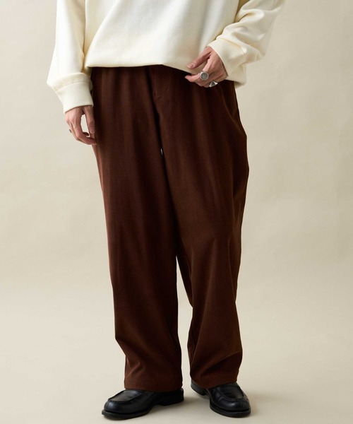 CIAOPANIC TYPY（チャオパニックティピー）の「ストレッチコーデュロイパンツ（スーツパンツ・レディース・ライトグレー/チャコールグレー/グリーン/ブラウン・MEDIUM/LARGE）」の11枚目の写真