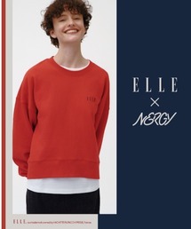 ELLE | 【ELLE×NERGY】コラボ コクーンスウェットプルオーバー(スウェット)