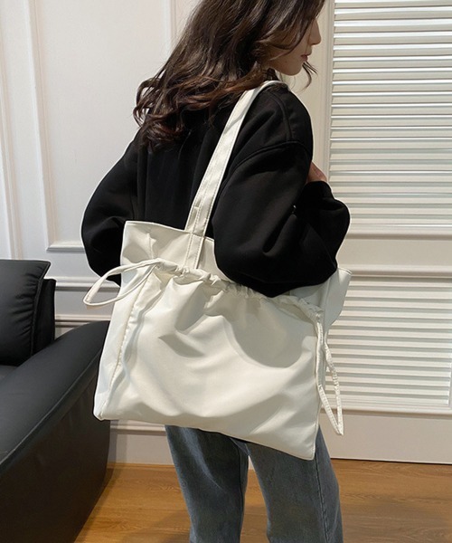 Miniministore(ミニミニストア)の「トートバッグ 大容量 A4 肩掛けバッグ(トートバッグ・レディース・ブルー/ブラック/ベージュ/ホワイト・FREE)」の2枚目の写真