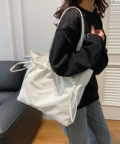 Miniministore(ミニミニストア)の「トートバッグ 大容量 A4 肩掛けバッグ(トートバッグ・レディース・ブルー/ブラック/ベージュ/ホワイト・FREE)」の6枚目の写真