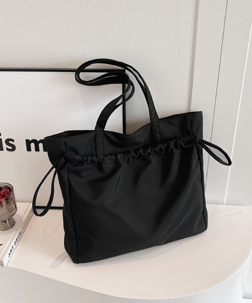 Miniministore(ミニミニストア)の「トートバッグ 大容量 A4 肩掛けバッグ(トートバッグ・レディース・ブルー/ブラック/ベージュ/ホワイト・FREE)」の14枚目の写真