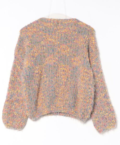 nemne store(ネンネストア)の「《Delfy》カラーネップシャギーニット(カーディガン/ボレロ・レディース・ピンク系/ベージュ系・フリー)」の7枚目の写真