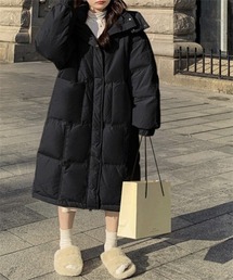 【新品・試着のみ】ジョルダーノ ロング丈 ダウンコート ブラック Lサイズ❁⃘ 新品・試着のみ】ジョルダーノ ロング丈 ダウンコート ブラック