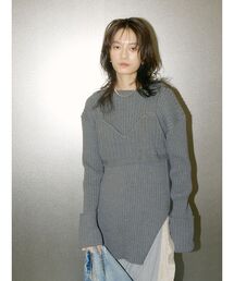 Htage | 【Htage】ビスチェコンビルーズニット(ニット/セーター)