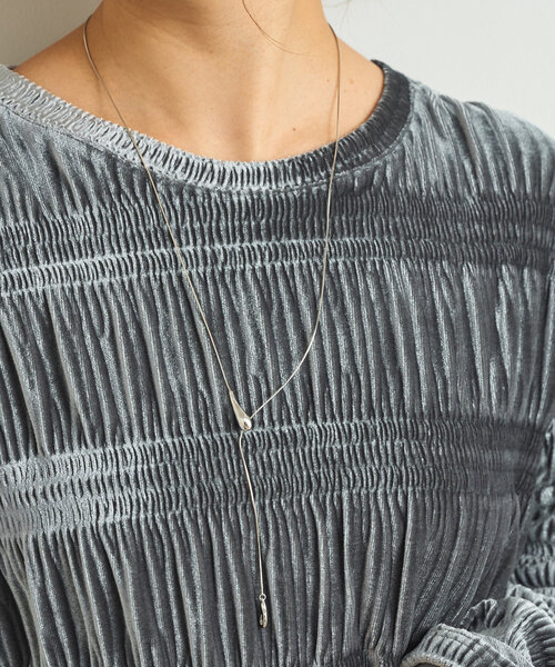 un dix cors（アンディコール）の「Y字スネークスライドネックレス（ネックレス・レディース・シルバー/ゴールド・FREE）」の13枚目の写真