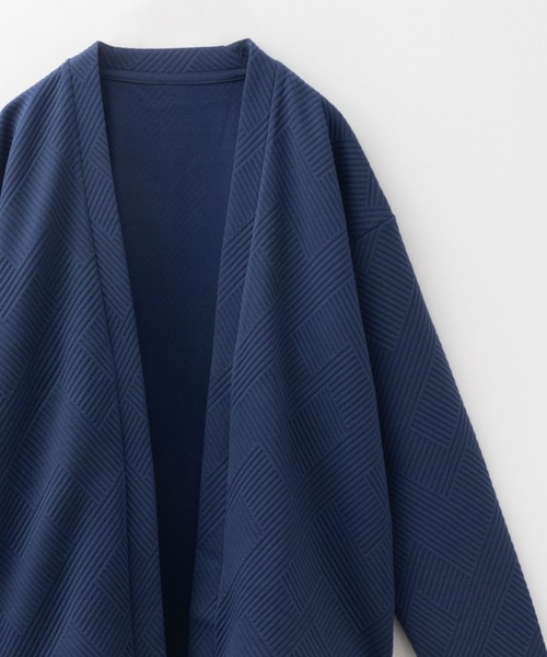 URBAN COLLECTION(アーバンコレクション)の「URBANCOLLECTION 膨れジャガードカーディガン(カーディガン/ボレロ・メンズ・ブラック/グレー/ブルー・S/M/L/XL)」の3枚目の写真