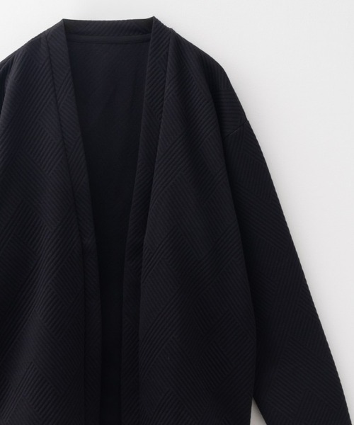 URBAN COLLECTION(アーバンコレクション)の「URBANCOLLECTION 膨れジャガードカーディガン(カーディガン/ボレロ・メンズ・ブラック/グレー/ブルー・S/M/L/XL)」の1枚目の写真