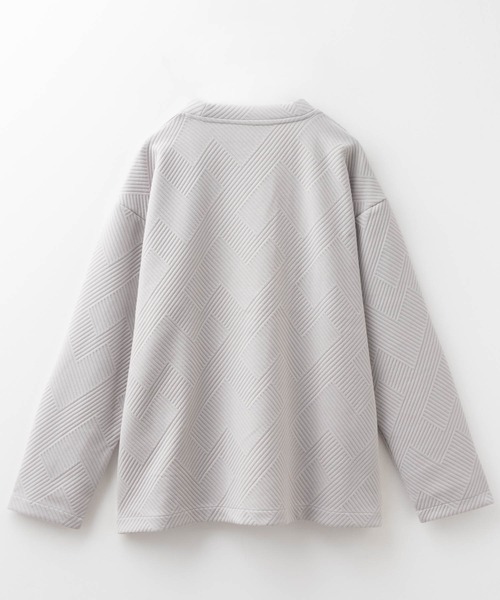 URBAN COLLECTION(アーバンコレクション)の「URBANCOLLECTION 膨れジャガードカーディガン(カーディガン/ボレロ・メンズ・ブラック/グレー/ブルー・S/M/L/XL)」の7枚目の写真