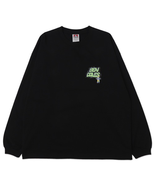 BEN DAVIS(ベンデイビス)の「∴WEGO/別注BENDAVISグラフィックロンT(Tシャツ/カットソー・メンズ・ブラック/アッシュグレー/ホワイト/スミクロ・MEDIUM/LARGE)」の19枚目の写真