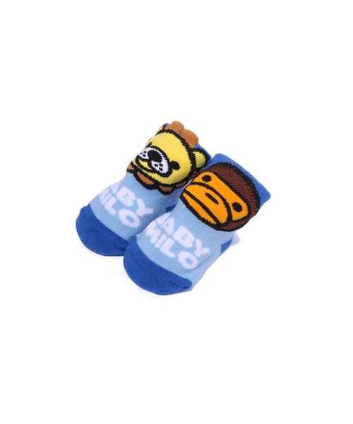 A BATHING APE（アベイシングエイプ）の「BABY MILO FRIENDS BABY SOCKS（その他ベビー用品・キッズ・ブルー/グリーン/ピンク/オレンジ・SMALL）」の6枚目の写真
