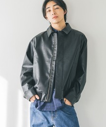 LOWRYS FARM | フェイクレザーブルゾン　 289035(ブルゾン)