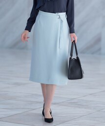 INDIVI | 【着る日傘/遮熱/UVケア】ベルト付ストレートラインスカート(スカート)