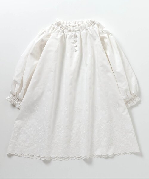 apres les cours(アプレレクール)の「tinybear フォーマル刺繍ワンピース(ワンピース・キッズ・オフホワイト・90/100/110/120)」の12枚目の写真